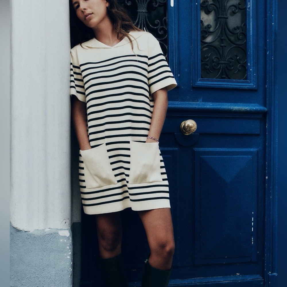 Striped Knit Dress